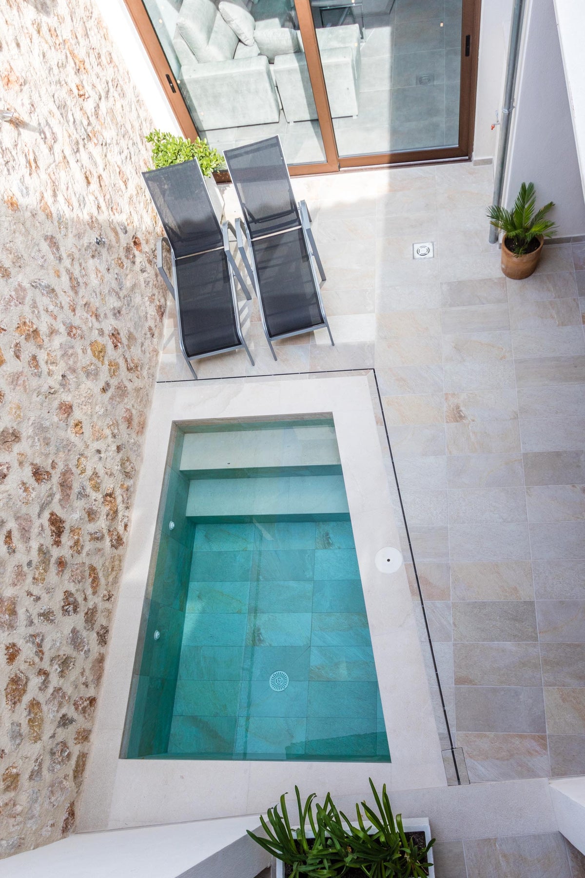 Pool des Stadthauses Sa Pedra bei Pollença, Mallorca