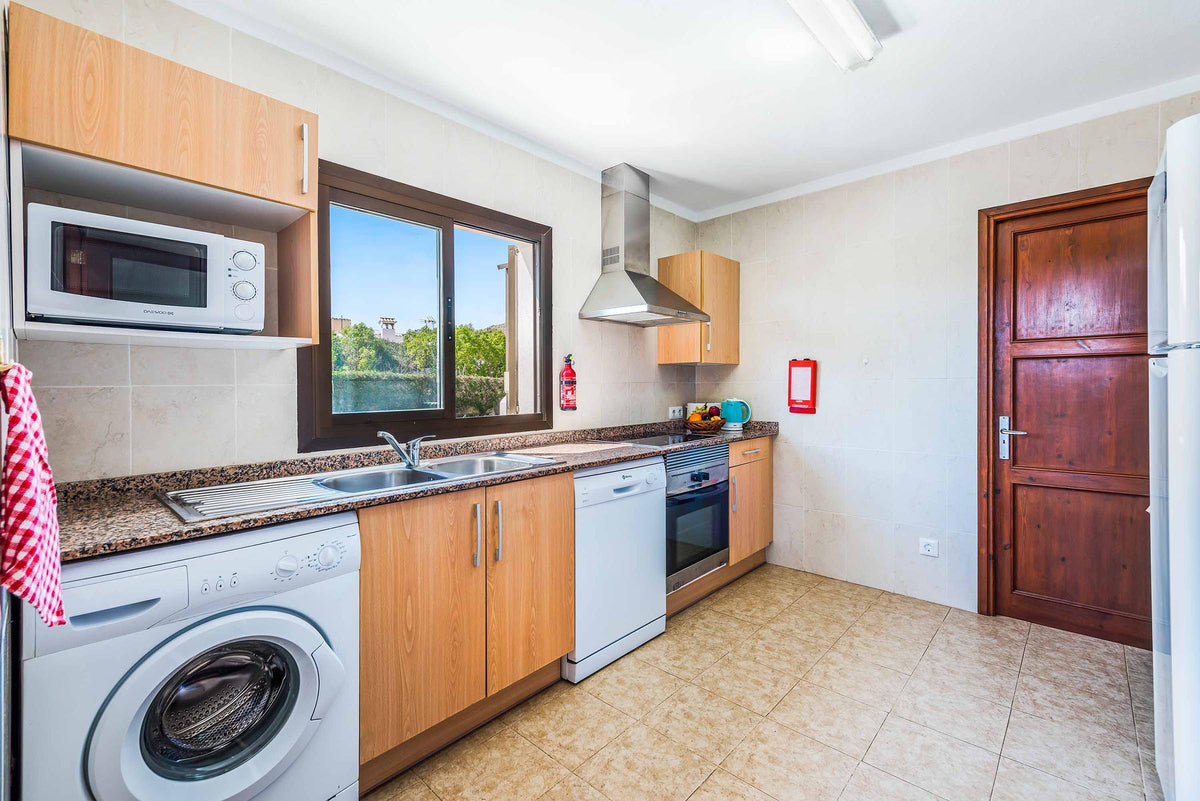 Küche der Villa Encantada bei Port de Pollença, Mallorca