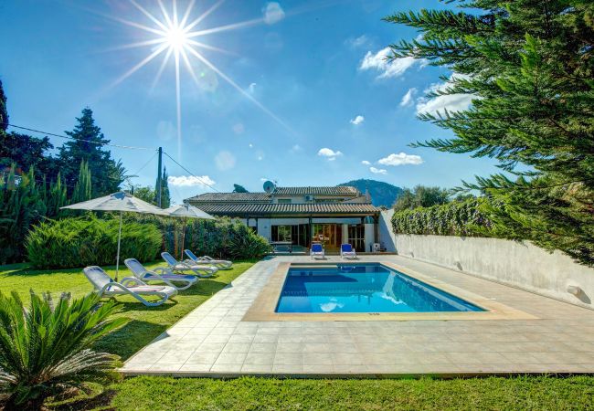 Impression der Villa Es Mirador bei Pollença, Mallorca