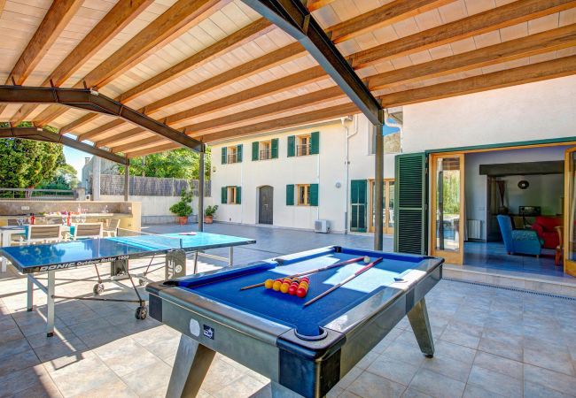 Impression der Villa Es Mirador bei Pollença, Mallorca