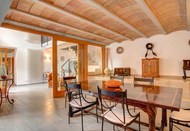 Impression der Villa Es Mirador bei Pollença, Mallorca