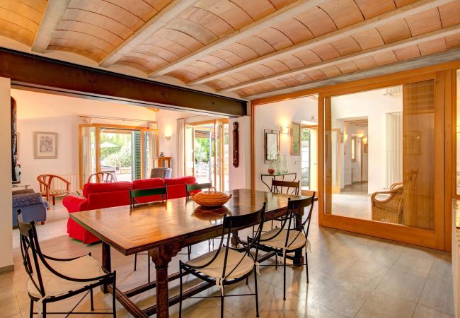 Impression der Villa Es Mirador bei Pollença, Mallorca