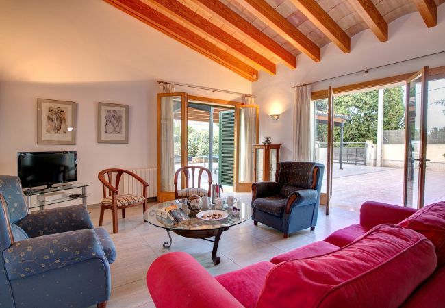 Impression der Villa Es Mirador bei Pollença, Mallorca