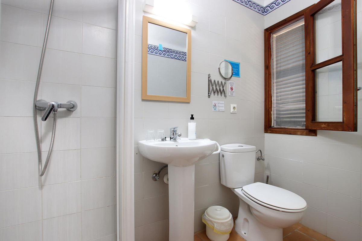 Badezimmer der Villa Es Redoli bei Pollença, Mallorca