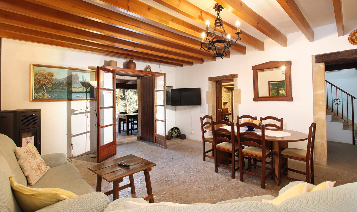 Impression der Villa Es Redoli bei Pollença, Mallorca