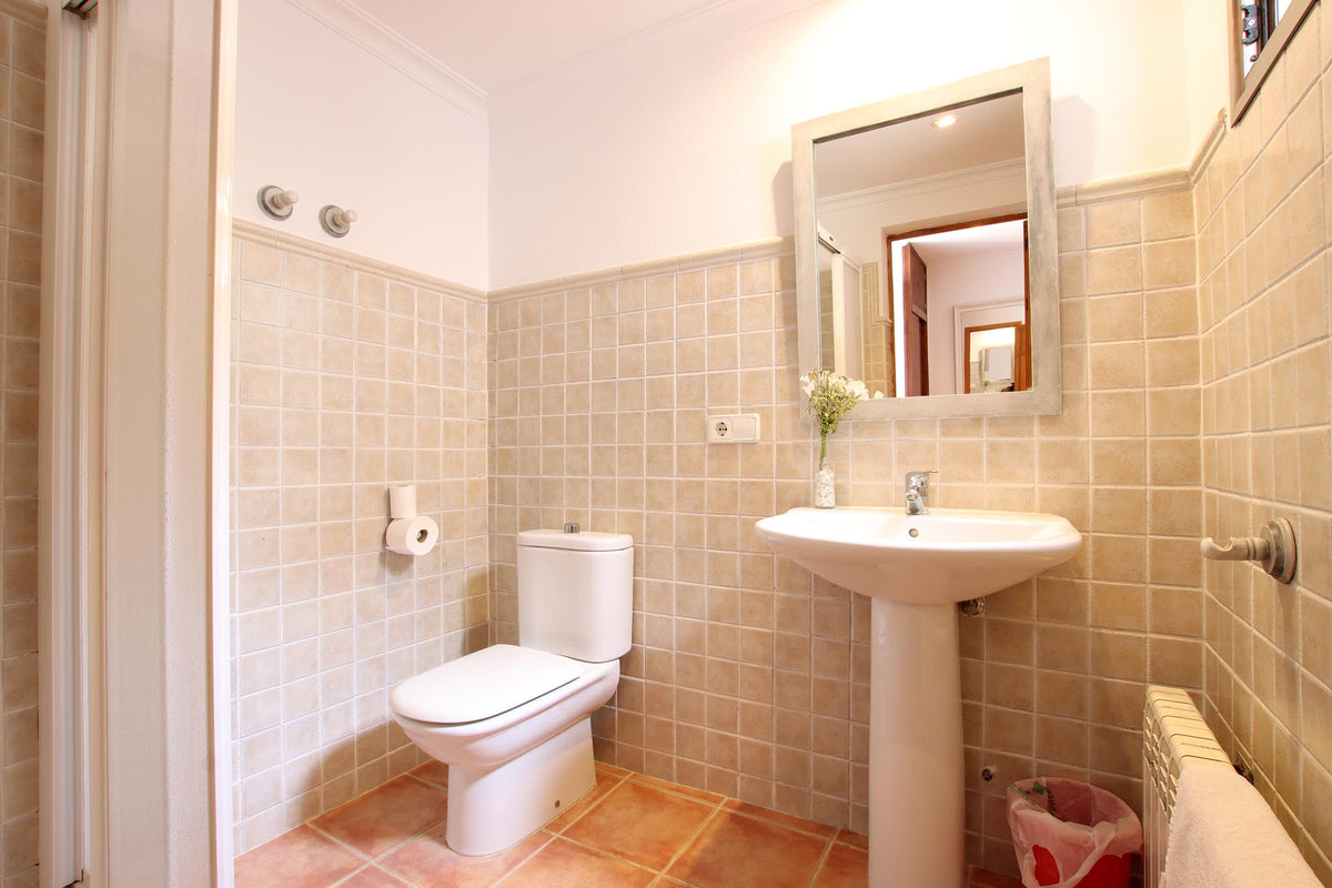 Badezimmer der Villa Provenza Petit bei Port de Pollença, Mallorca