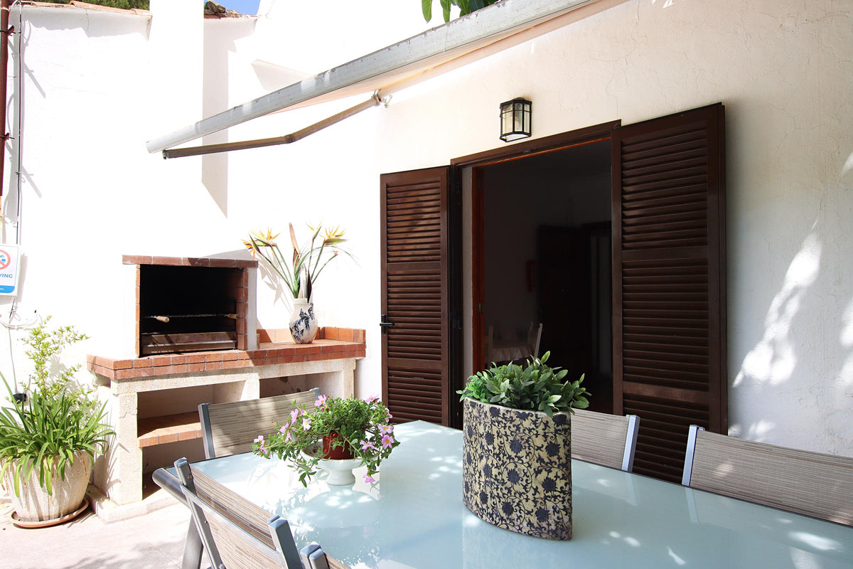 Grillbereich der Villa Provenza Petit bei Port de Pollença, Mallorca