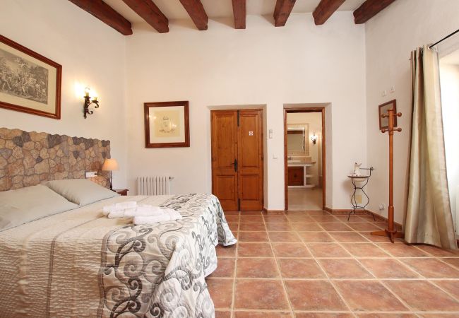 Impression der Villa Sa Fonteta bei Pollença, Mallorca