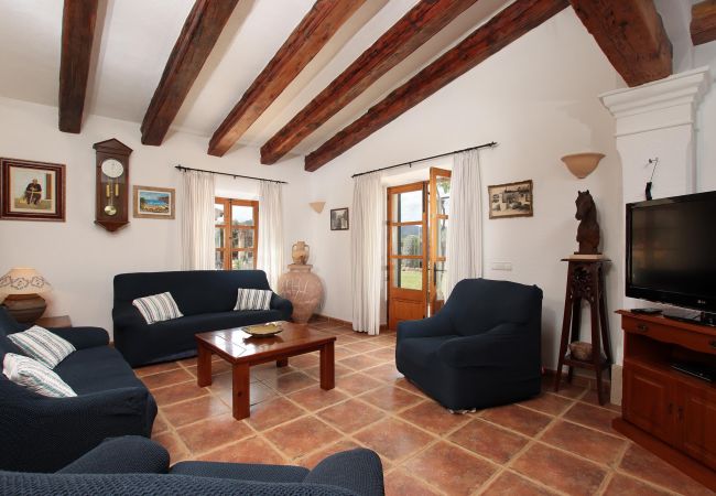 Impression der Villa Sa Fonteta bei Pollença, Mallorca