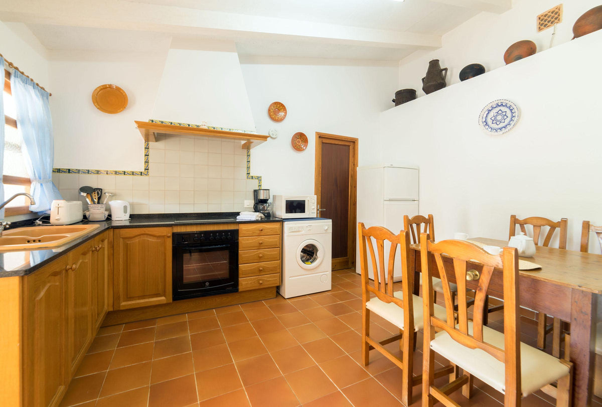 Küche der Villa Sa Pleta bei Alcúdia, Mallorca