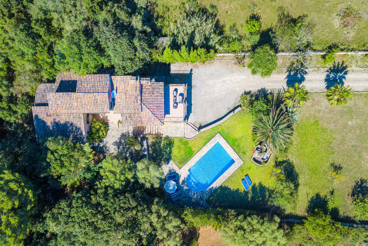 Pool der Villa Son Amat bei Cala Sant Vicenç, Mallorca