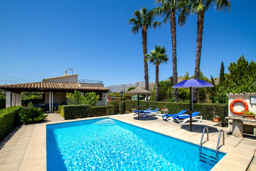 Pool von Villar Pantinar bei Port de Pollença, Mallorca