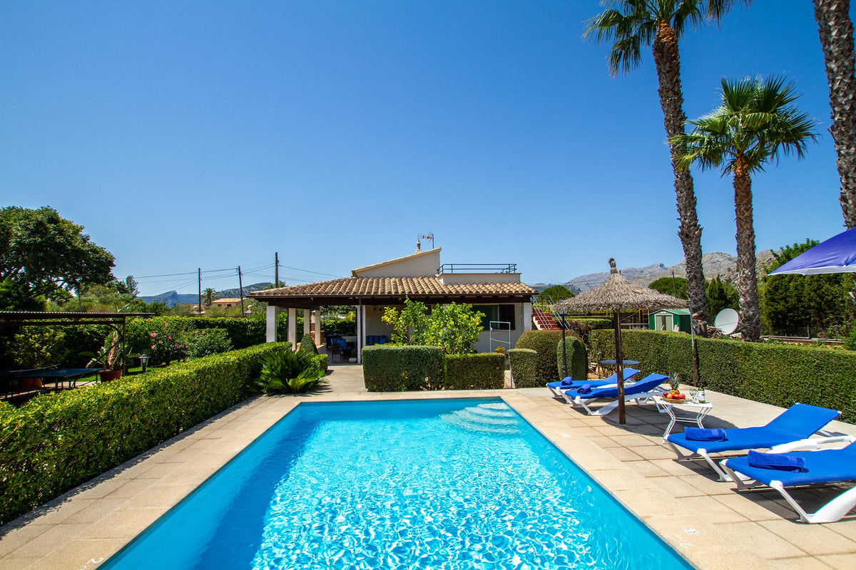 Pool von Villar Pantinar bei Port de Pollença, Mallorca