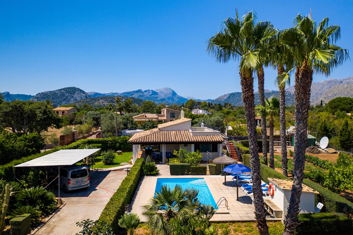 Pool von Villar Pantinar bei Port de Pollença, Mallorca