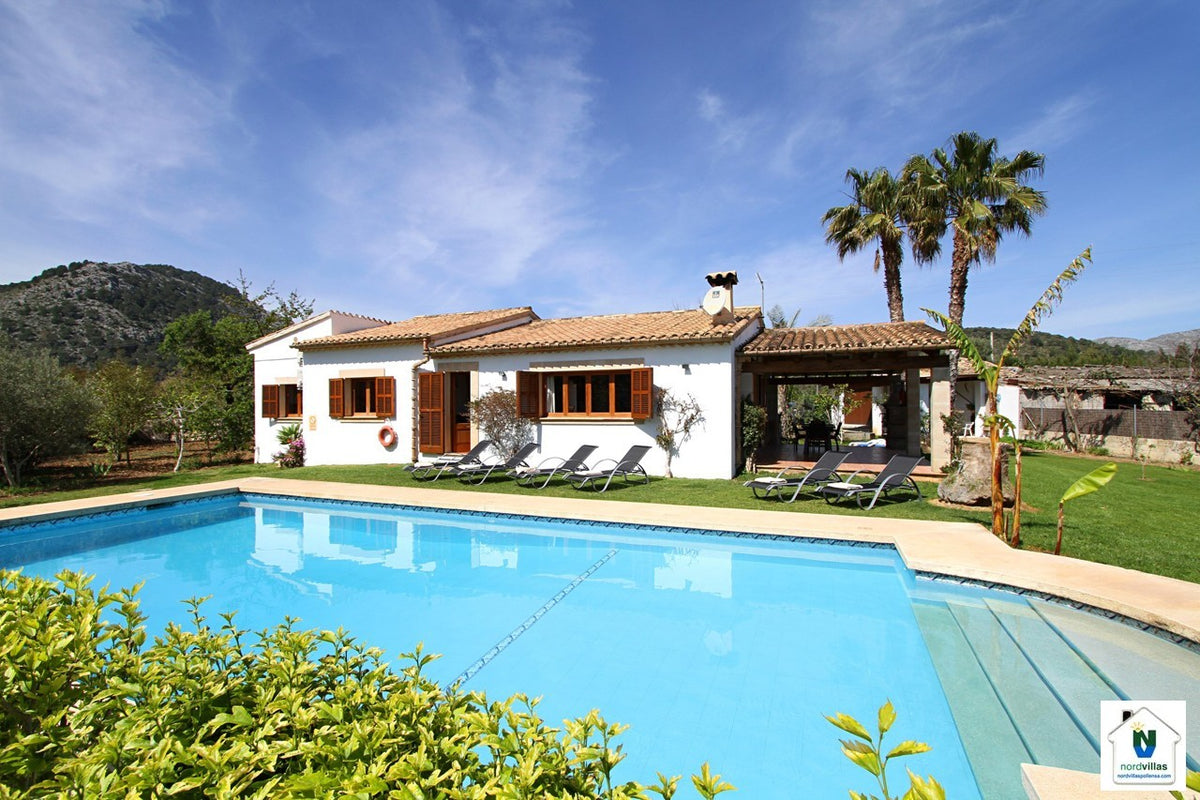 Impression der Finca Can Blanco bei Pollença, Mallorca