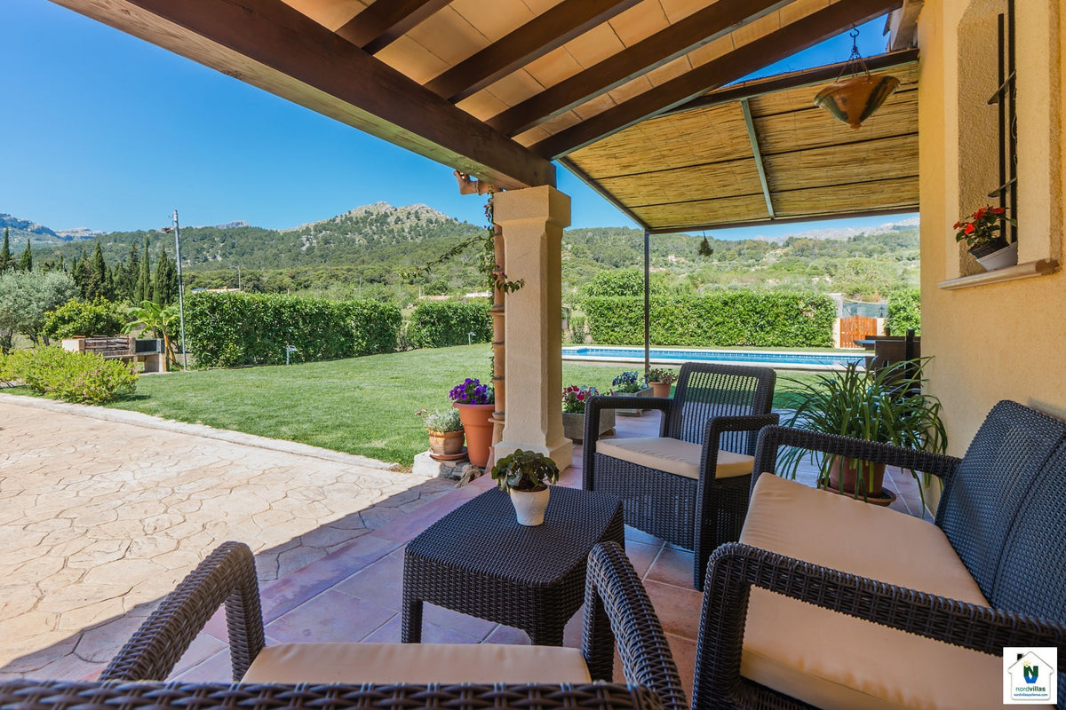Impression der Villa La Rafal bei Pollença, Mallorca