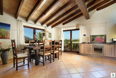 Impression der Finca Cal Xino bei Pollença, Mallorca