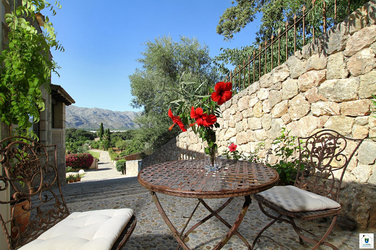 Impression der Finca Cal Xino bei Pollença, Mallorca