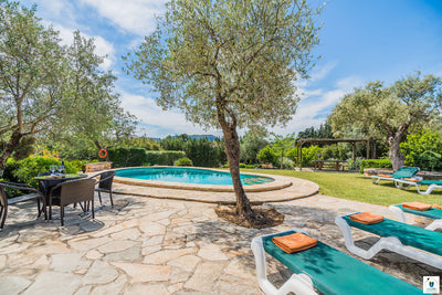 Ansicht 3 der Finca Les Rotes bei Pollença, Mallorca