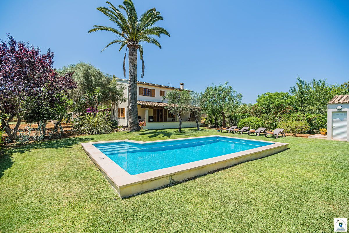 Ansicht 2 der Finca Can Tugores bei Pollença, Mallorca