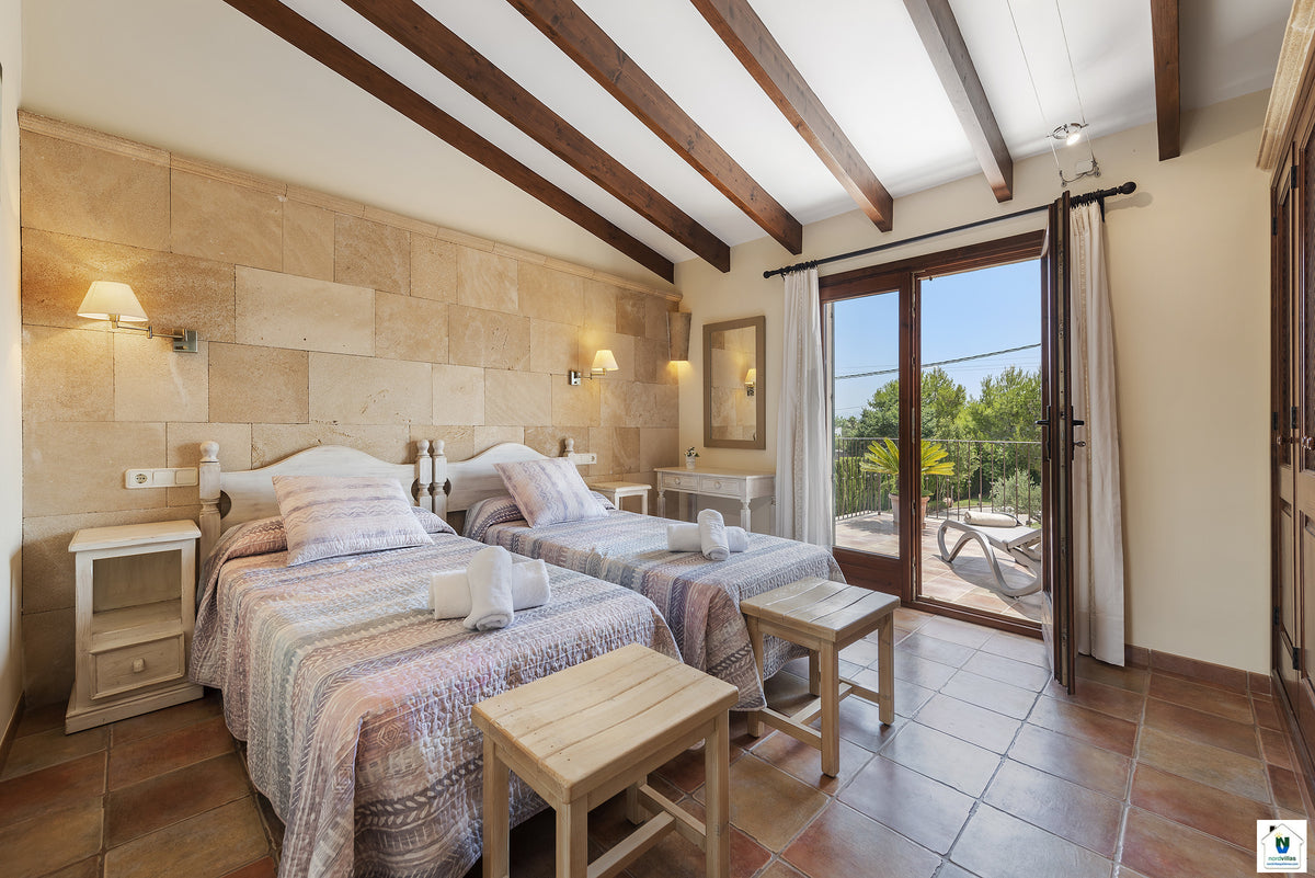 Impression der Finca Morell Vell bei Pollença, Mallorca