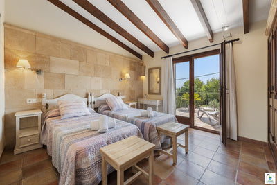 Impression der Finca Morell Vell bei Pollença, Mallorca