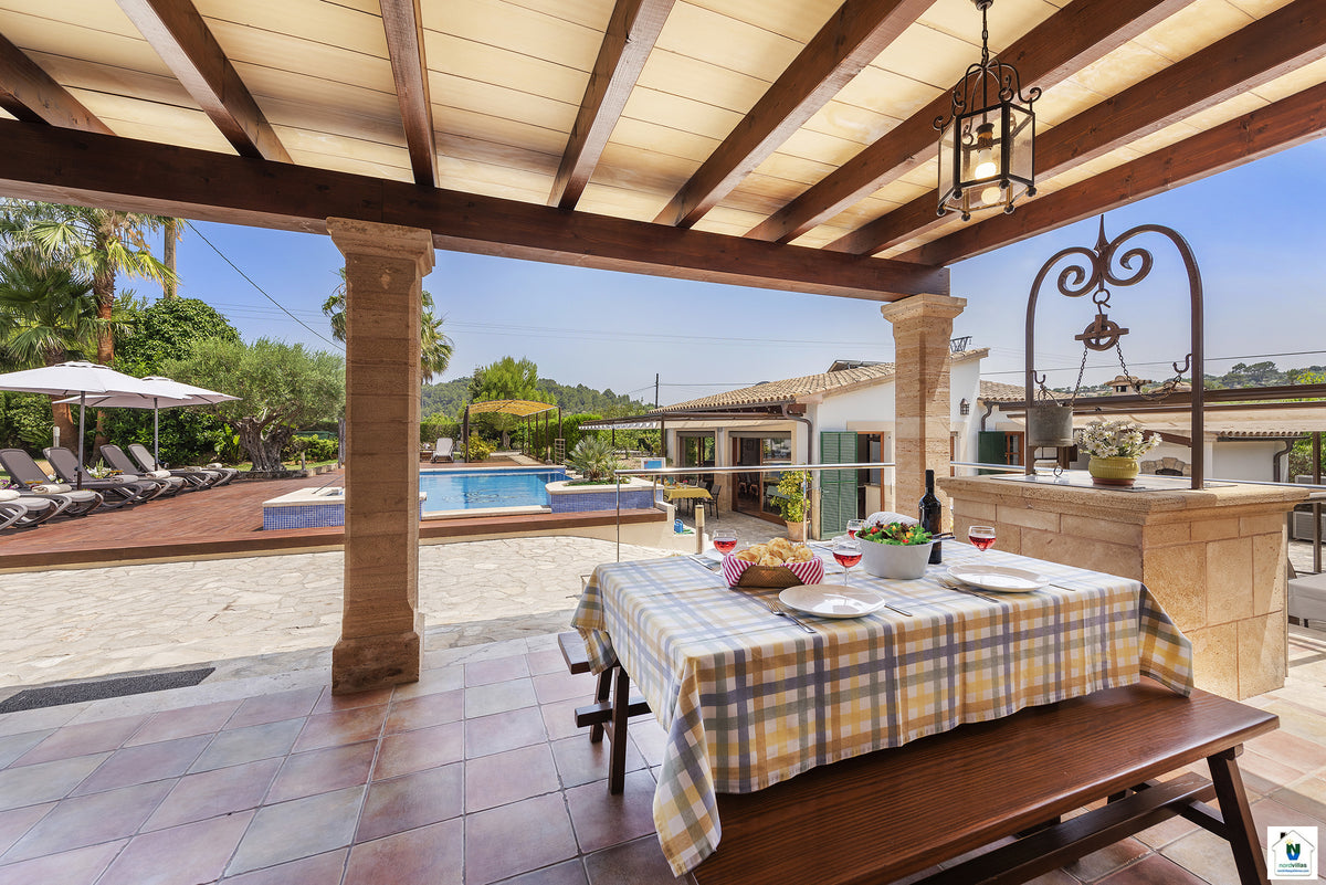 Impression der Finca Morell Vell bei Pollença, Mallorca