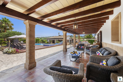 Impression der Finca Morell Vell bei Pollença, Mallorca