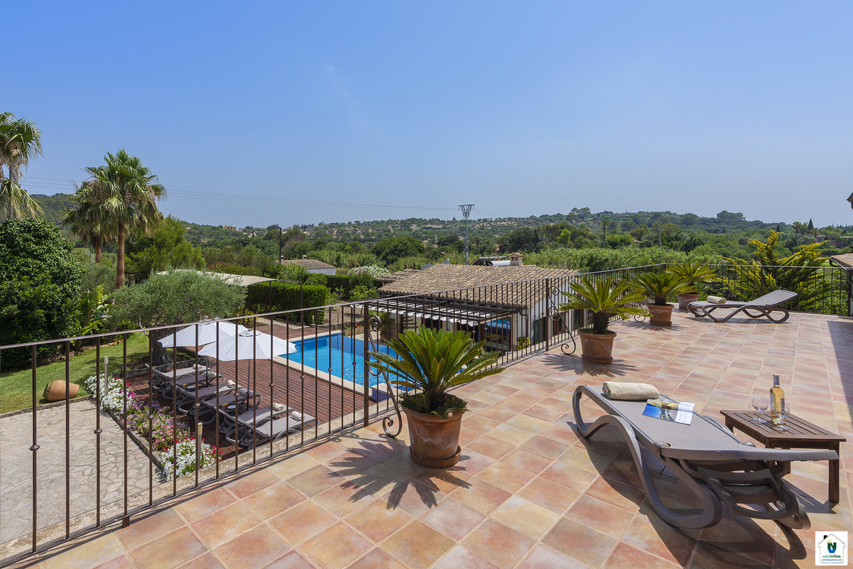 Impression der Finca Morell Vell bei Pollença, Mallorca