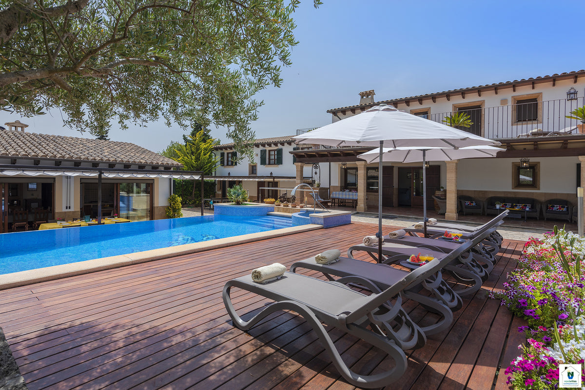 Impression der Finca Morell Vell bei Pollença, Mallorca
