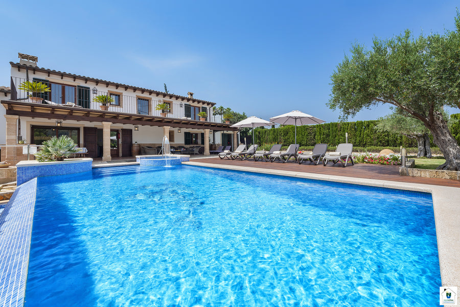 Impression der Finca Morell Vell bei Pollença, Mallorca