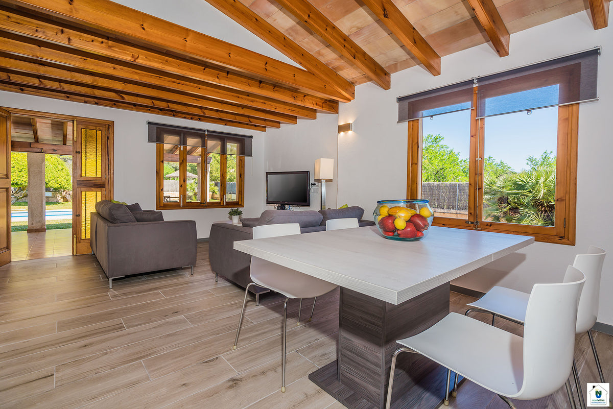 Impression der Villa La Punta bei Pollença, Mallorca