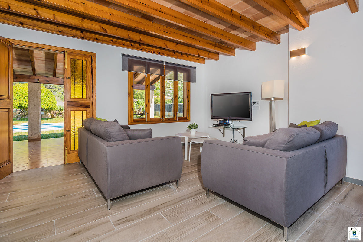 Impression der Villa La Punta bei Pollença, Mallorca