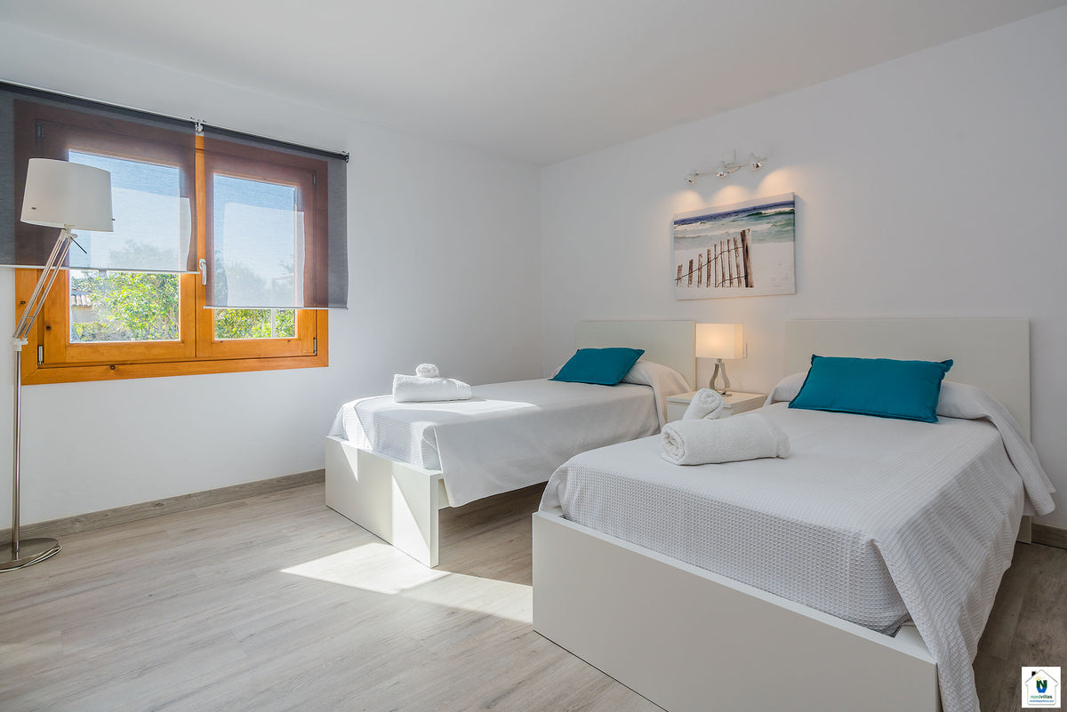 Impression der Villa La Punta bei Pollença, Mallorca
