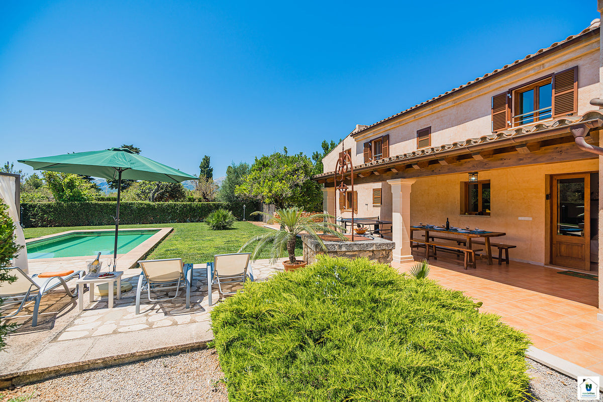 Ansicht 5 der Villa Cuxach Nou bei Pollença, Mallorca