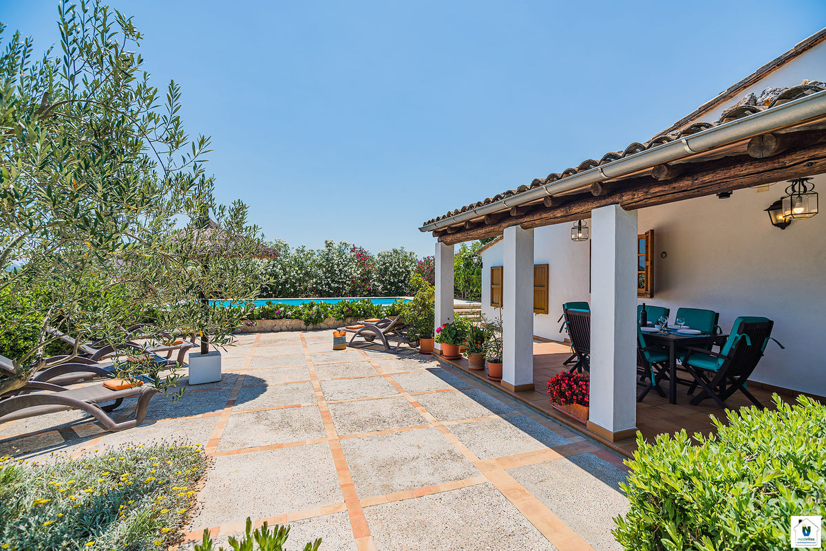 Impression der Finca Can Ferragut bei Pollença, Mallorca