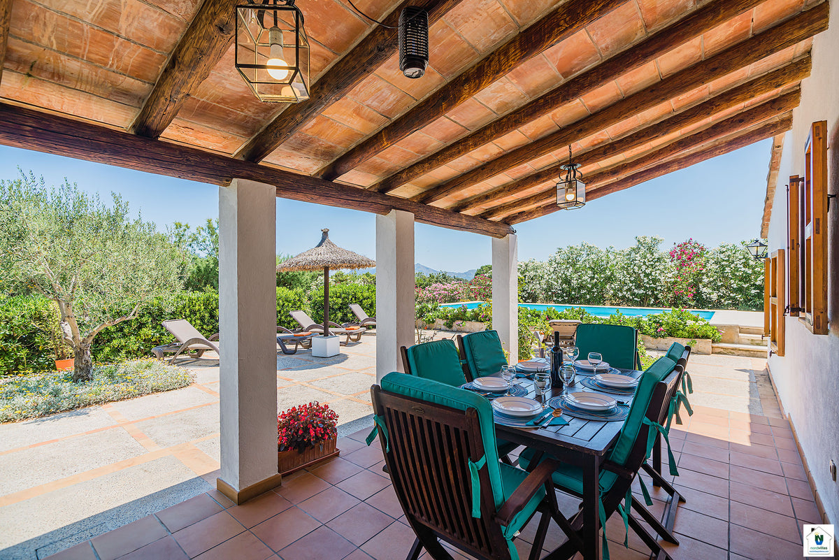 Impression der Finca Can Ferragut bei Pollença, Mallorca