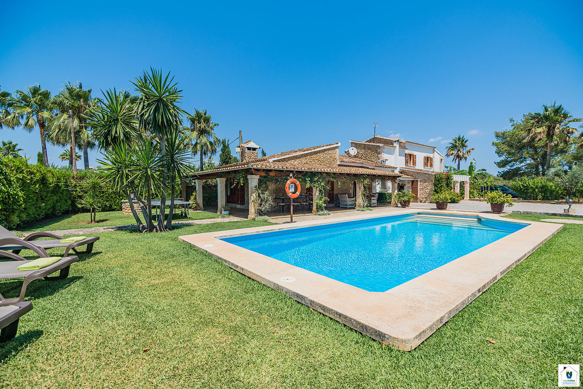 Ansicht 2 der Finca Can Barretas bei Pollença, Mallorca