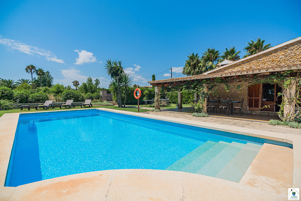 Ansicht 3 der Finca Can Barretas bei Pollença, Mallorca