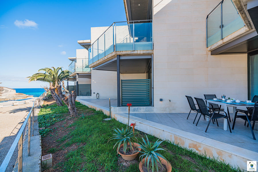 Ansicht der Ferienwohnung Mirador Blue bei Cala Sant Vicenç, Mallorca