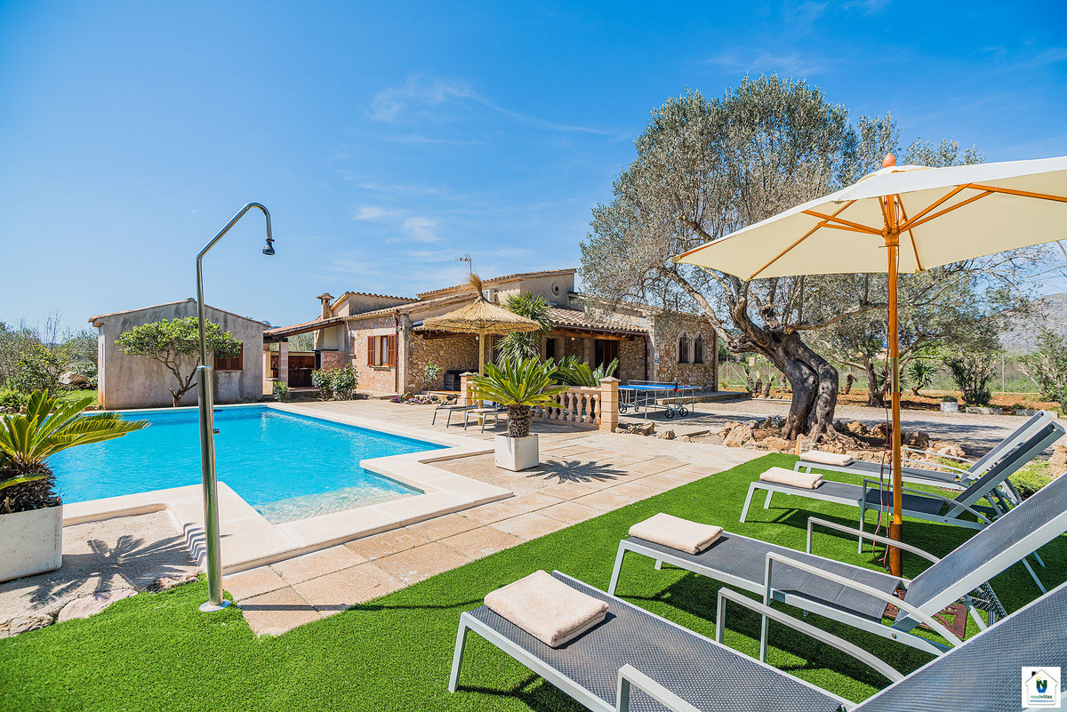 Impression der Finca Magdalena bei Pollença, Mallorca