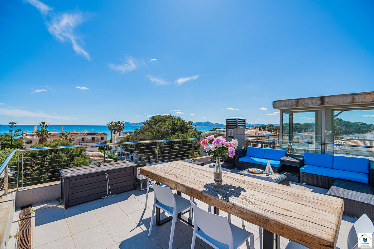 Impression der Villa Albufera bei Platja de Muro, Mallorca