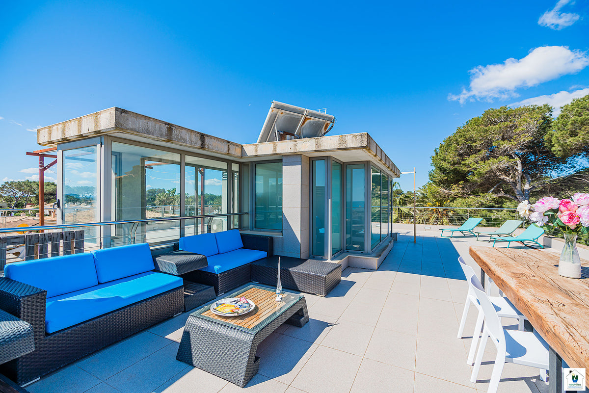 Impression der Villa Albufera bei Platja de Muro, Mallorca