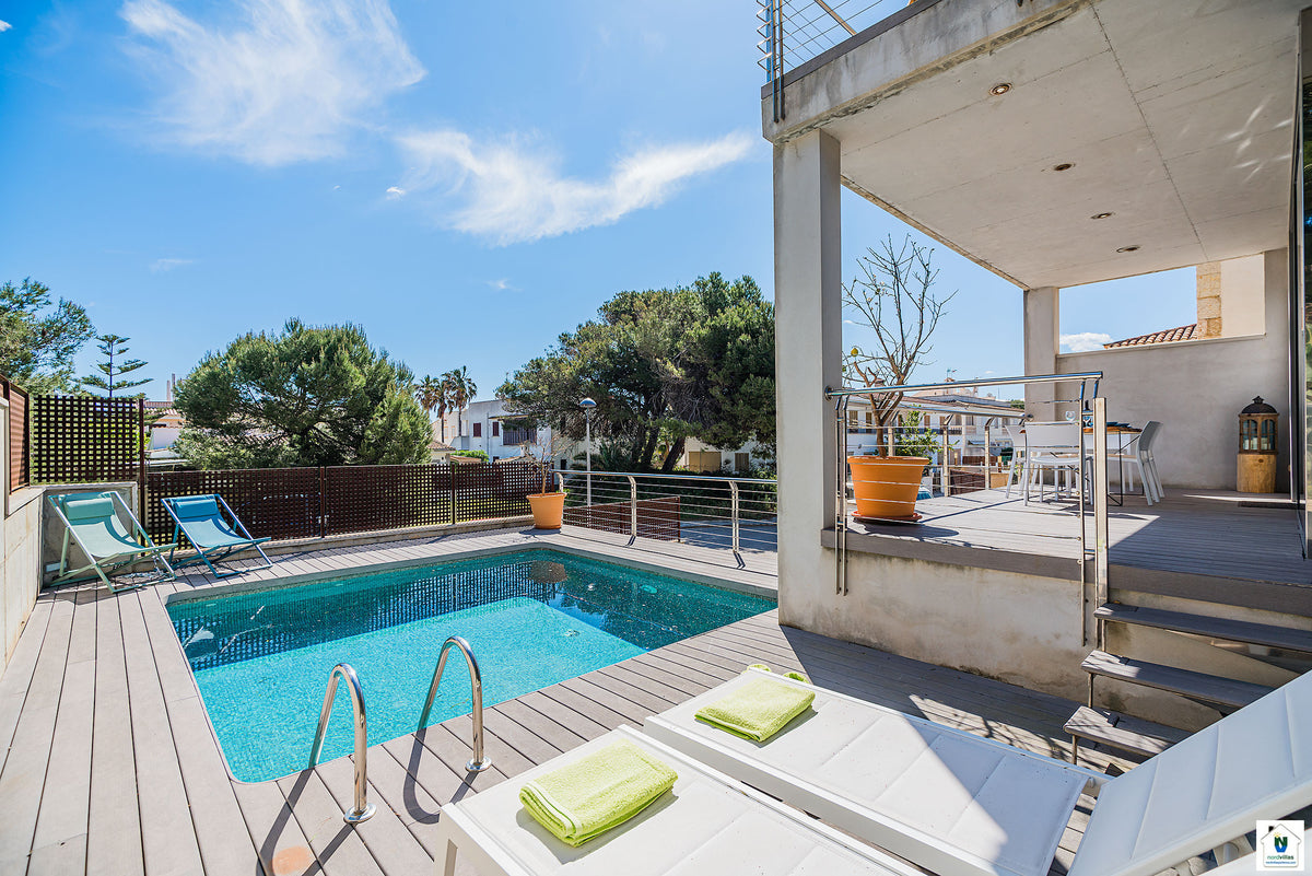 Impression der Villa Albufera bei Platja de Muro, Mallorca