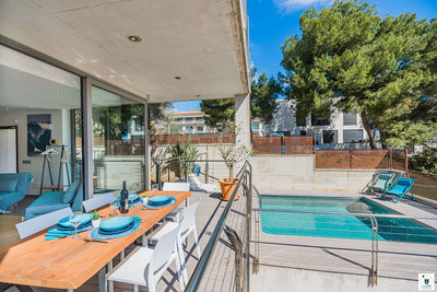Impression der Villa Albufera bei Platja de Muro, Mallorca