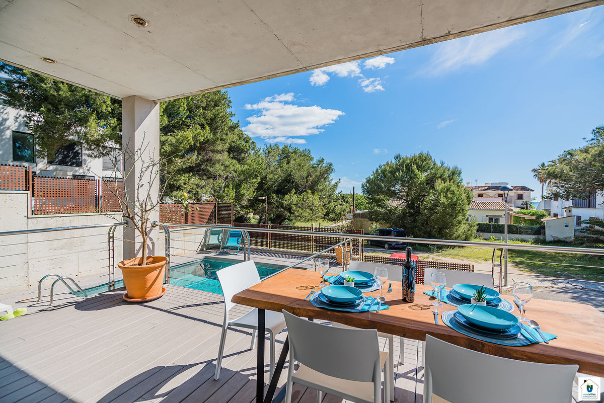 Impression der Villa Albufera bei Platja de Muro, Mallorca