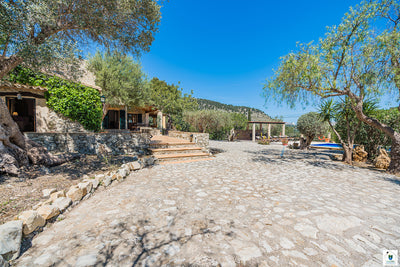 Impression der Villa Can Noguera bei Pollença, Mallorca