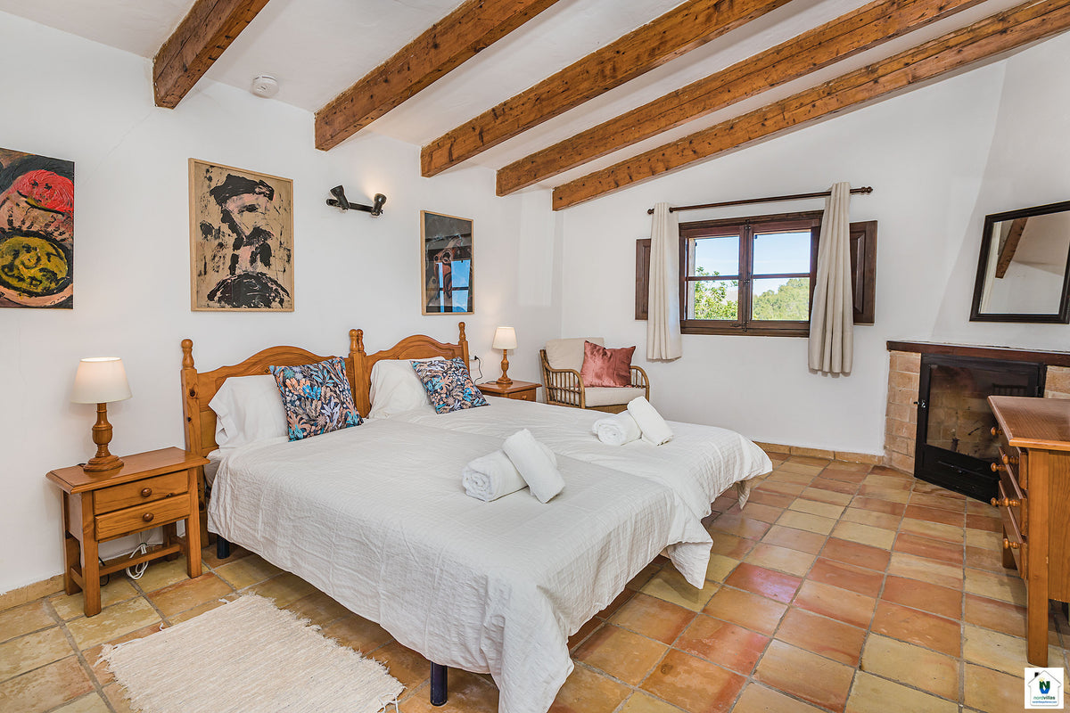 Impression der Villa Can Noguera bei Pollença, Mallorca