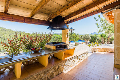 Impression der Villa Can Noguera bei Pollença, Mallorca