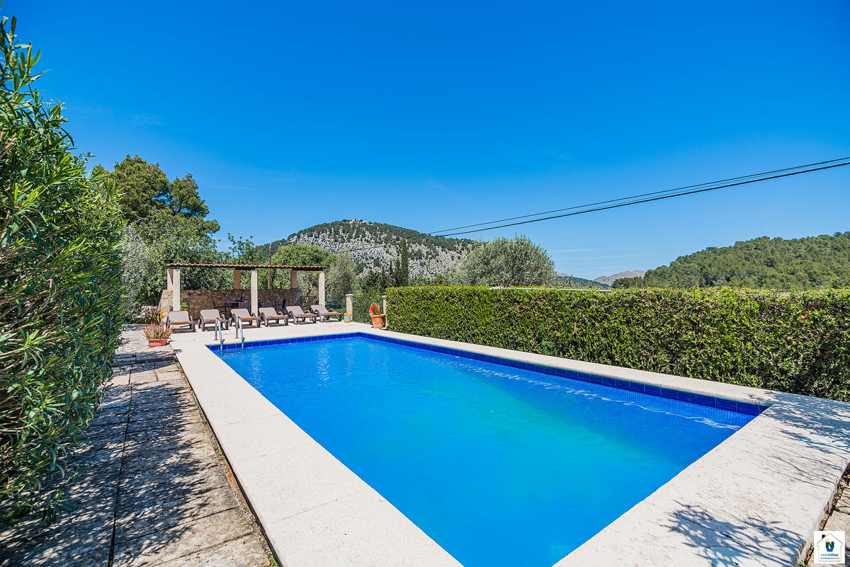 Impression der Villa Can Noguera bei Pollença, Mallorca